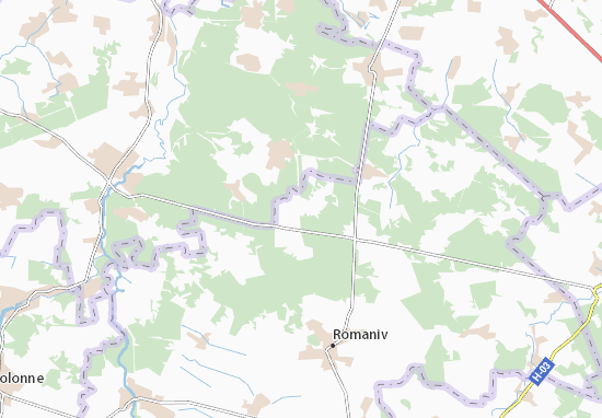 Karte Stadtplan Nyvna