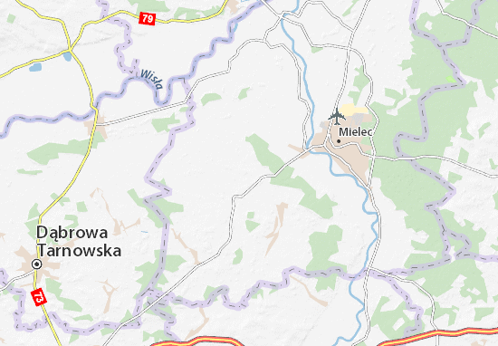 Karte Stadtplan Wadowice Górne