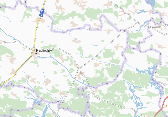 Karte Stadtplan Kustyn