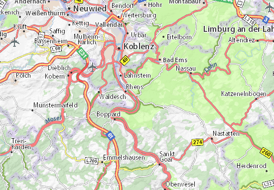 Mapas-Planos Braubach