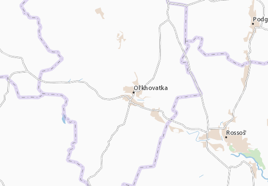 Karte Stadtplan Ol&#x27;khovatka
