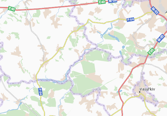 Karte Stadtplan Dzvinkove