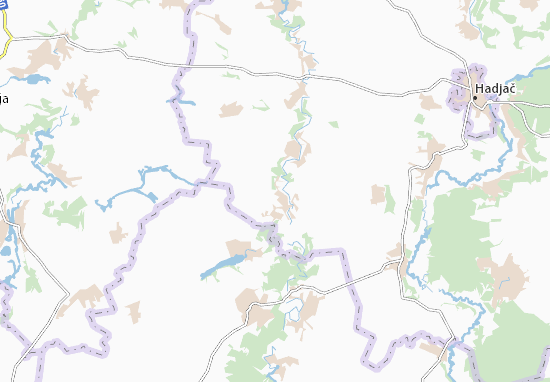 Mapa Berezova Luka