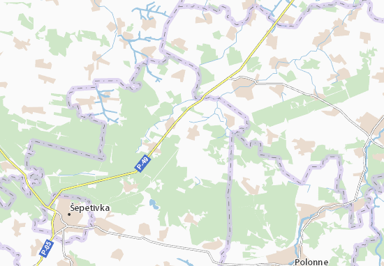 Kaart Plattegrond Mykhailyuchka