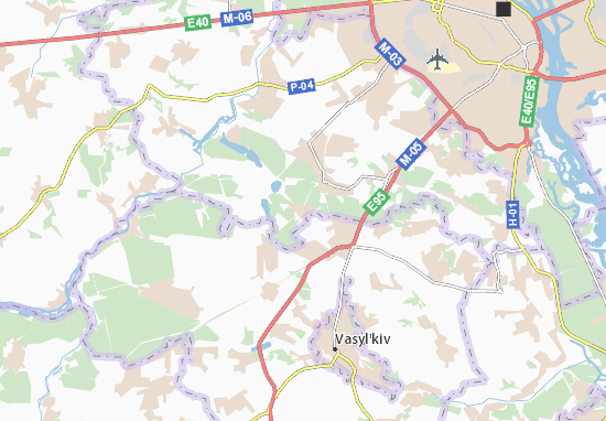 Kaart Plattegrond Malyutyanka