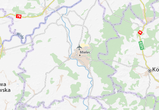 Mielec Map