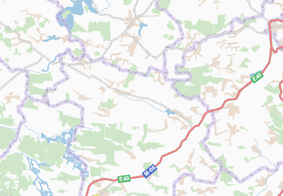 Kaart Plattegrond Dobryvoda
