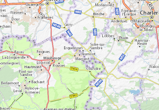 Mapas-Planos Jeumont