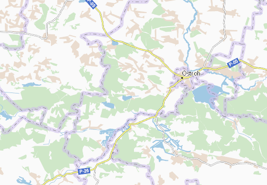 Karte Stadtplan Novomalyn