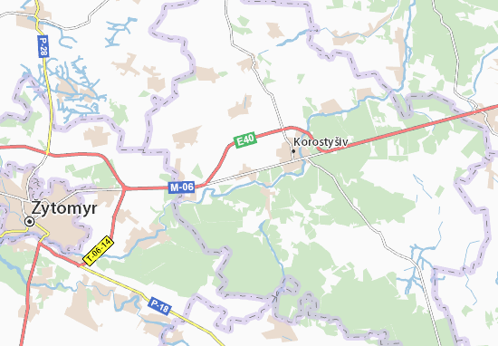Carte-Plan Stryzhivka