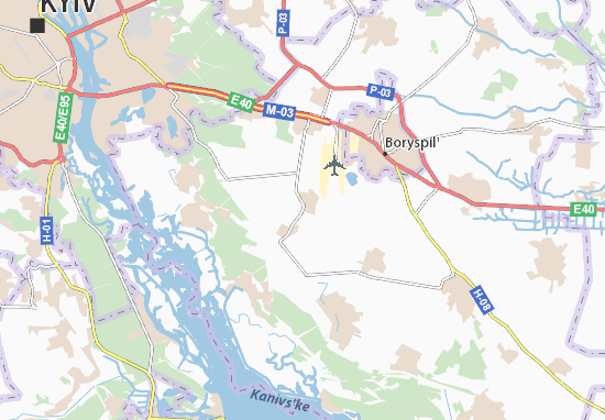 Karte Stadtplan Martusivka