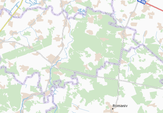 Karte Stadtplan Yalyshiv