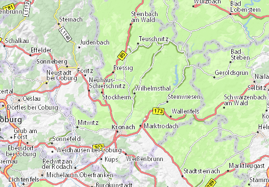 Carte-Plan Wilhelmsthal