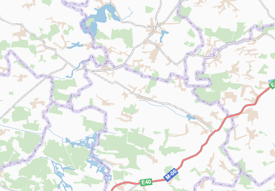 Karte Stadtplan Tesluhiv