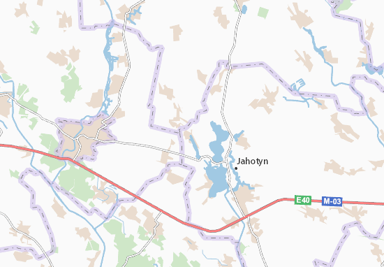 Karte Stadtplan Kulyabivka