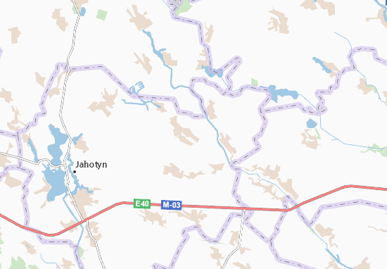 Mapa Lozovyi Yar