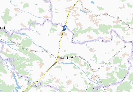 Mapa Tetevchytsi