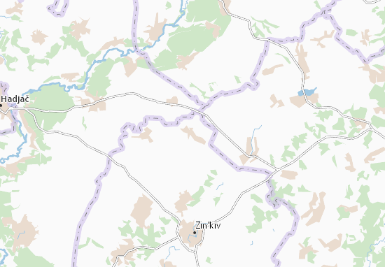 Mapa Udovychenky