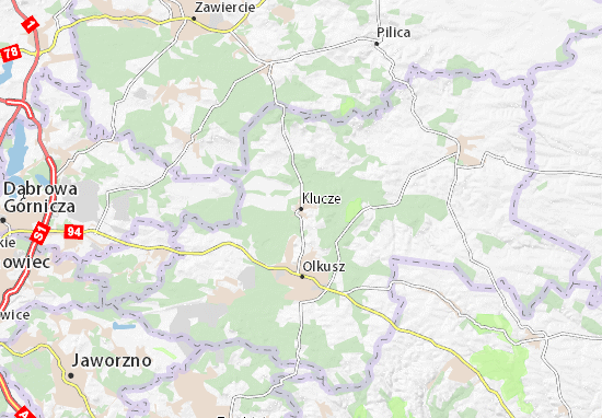 Karte Stadtplan Klucze