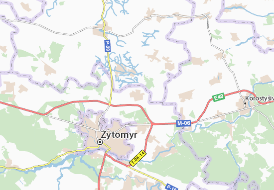 Karte Stadtplan Veresy