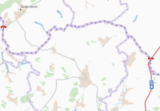 Karte Stadtplan Postol&#x27;ne