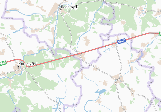 Kocheriv Map