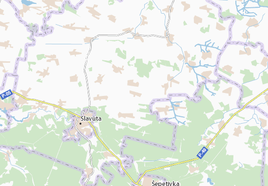 Mapa Bachmanivka