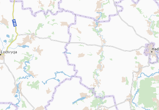 Karte Stadtplan Serednyaky