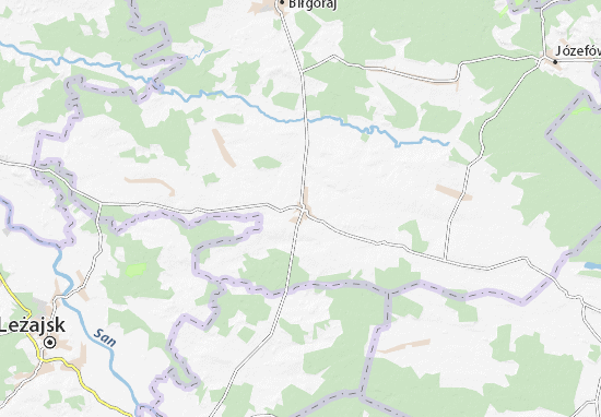 Mapa Tarnogród