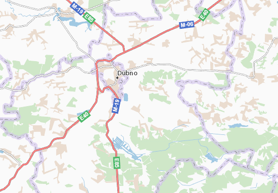 Kaart Plattegrond Zdovbytsya
