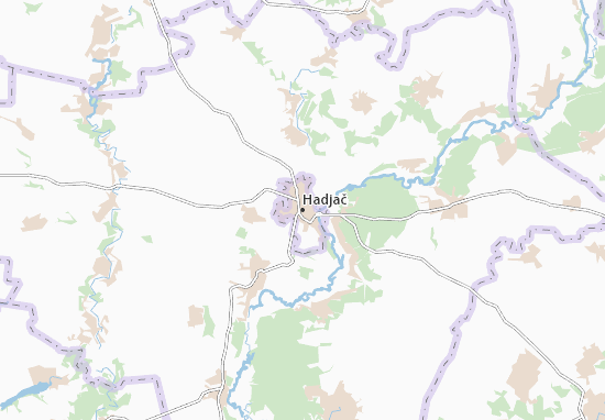 Karte Stadtplan Hadjač