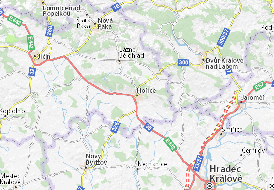 Hořice Map