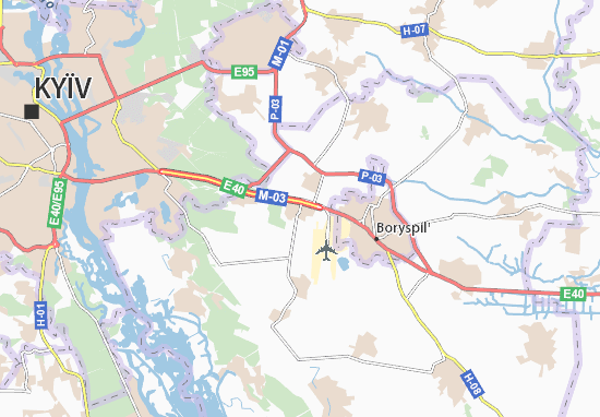 Karte Stadtplan Hora