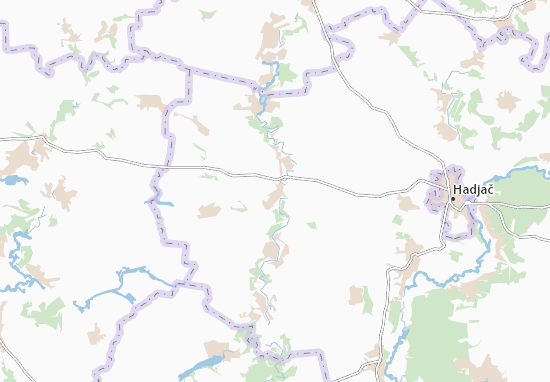 Karte Stadtplan Petrivka-Romens&#x27;ka