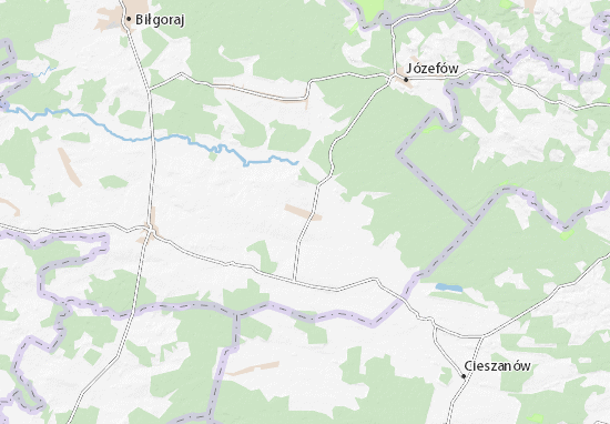 Kaart Plattegrond Łukowa
