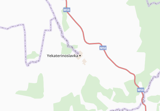 Karte Stadtplan Yekaterinoslavka