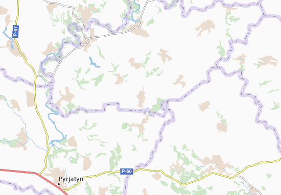 Kaart Plattegrond Dashchenky