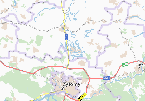 Karte Stadtplan Trokovychi