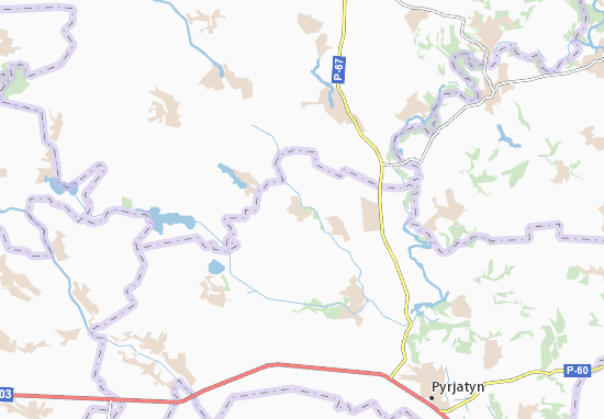 Kaart Plattegrond Hrabarivka