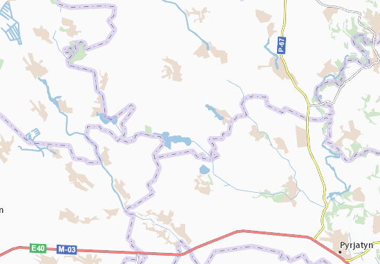 Mapa Biloshapky