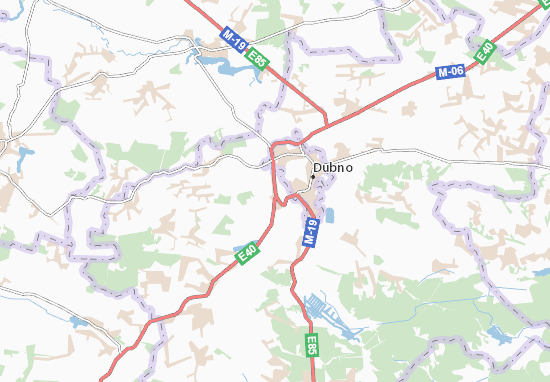 Mapa Tarakaniv