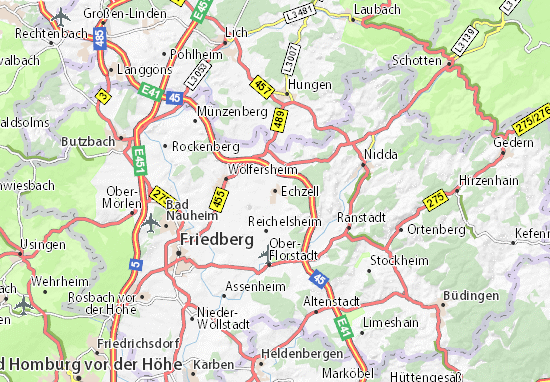 Echzell Map