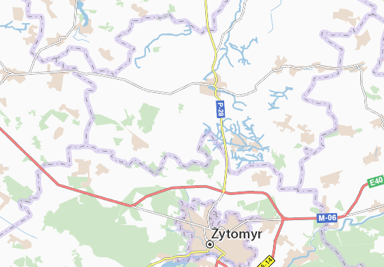 Karte Stadtplan Zorokiv