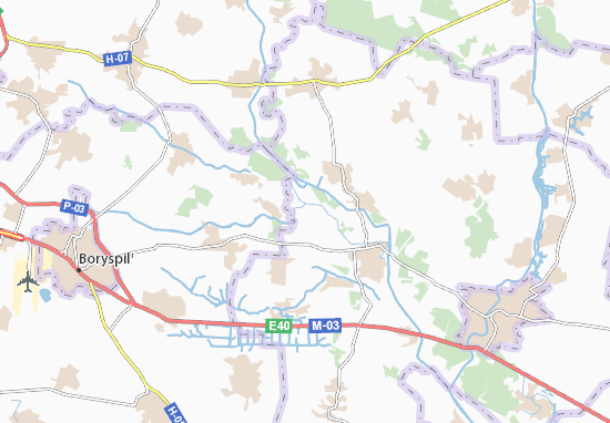 Karte Stadtplan Sezenkiv