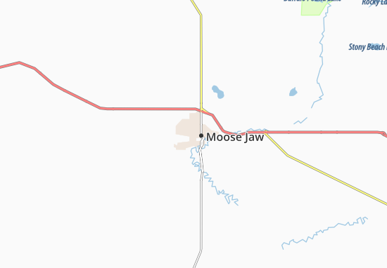 Moose Jaw Map