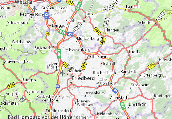 Wölfersheim Map