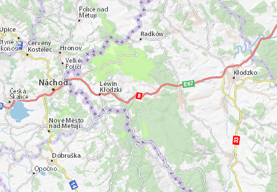 Duszniki-Zdrój Map