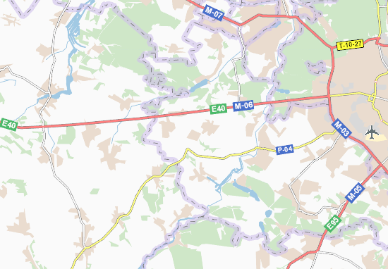 Karte Stadtplan Lychanka