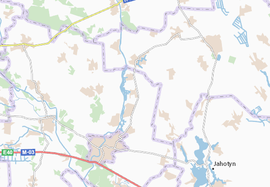 Karte Stadtplan Yareshky