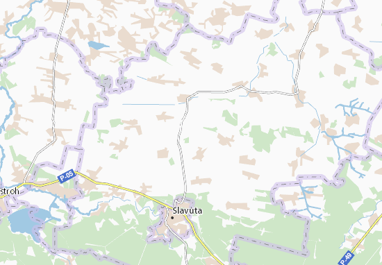 Karte Stadtplan Puzyrky